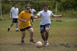 Soccer is a popular recreational sport