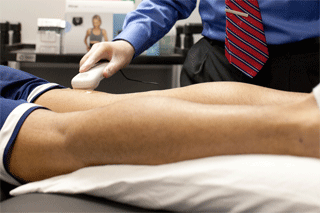 Ultrasound is an effective therapy to help break up scar tissue associated with HHT